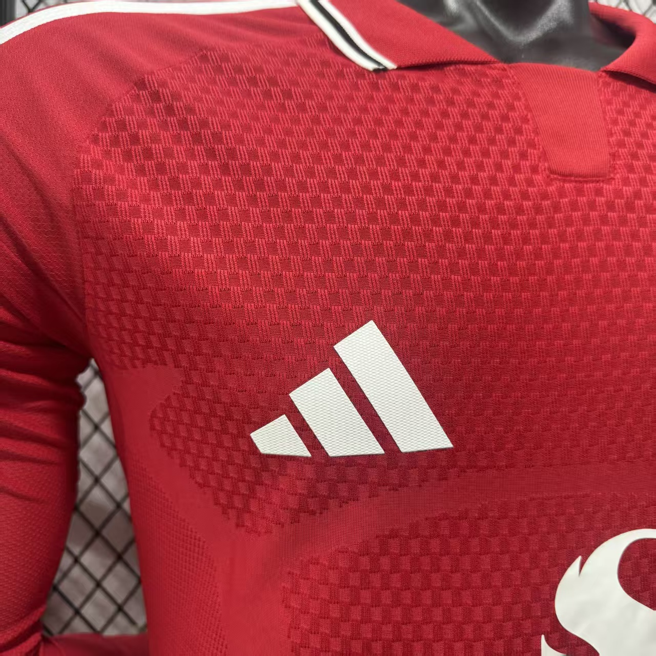 26-27 Manchester United Home Long Sleeve Jersey 5A Quality - 图片 4