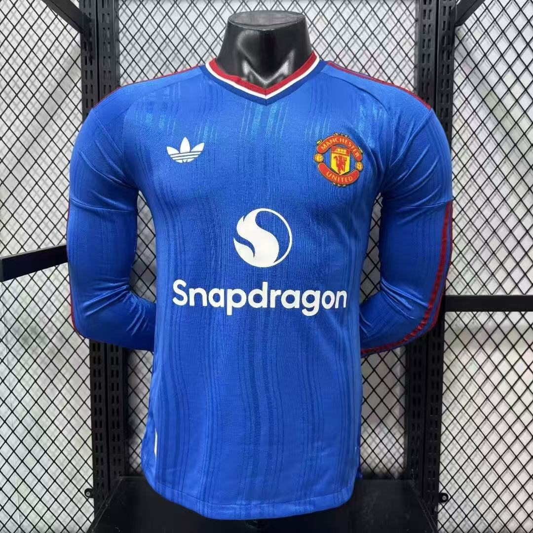 26-27 Manchester United Away Long Sleeve Jersey 5A Quality
