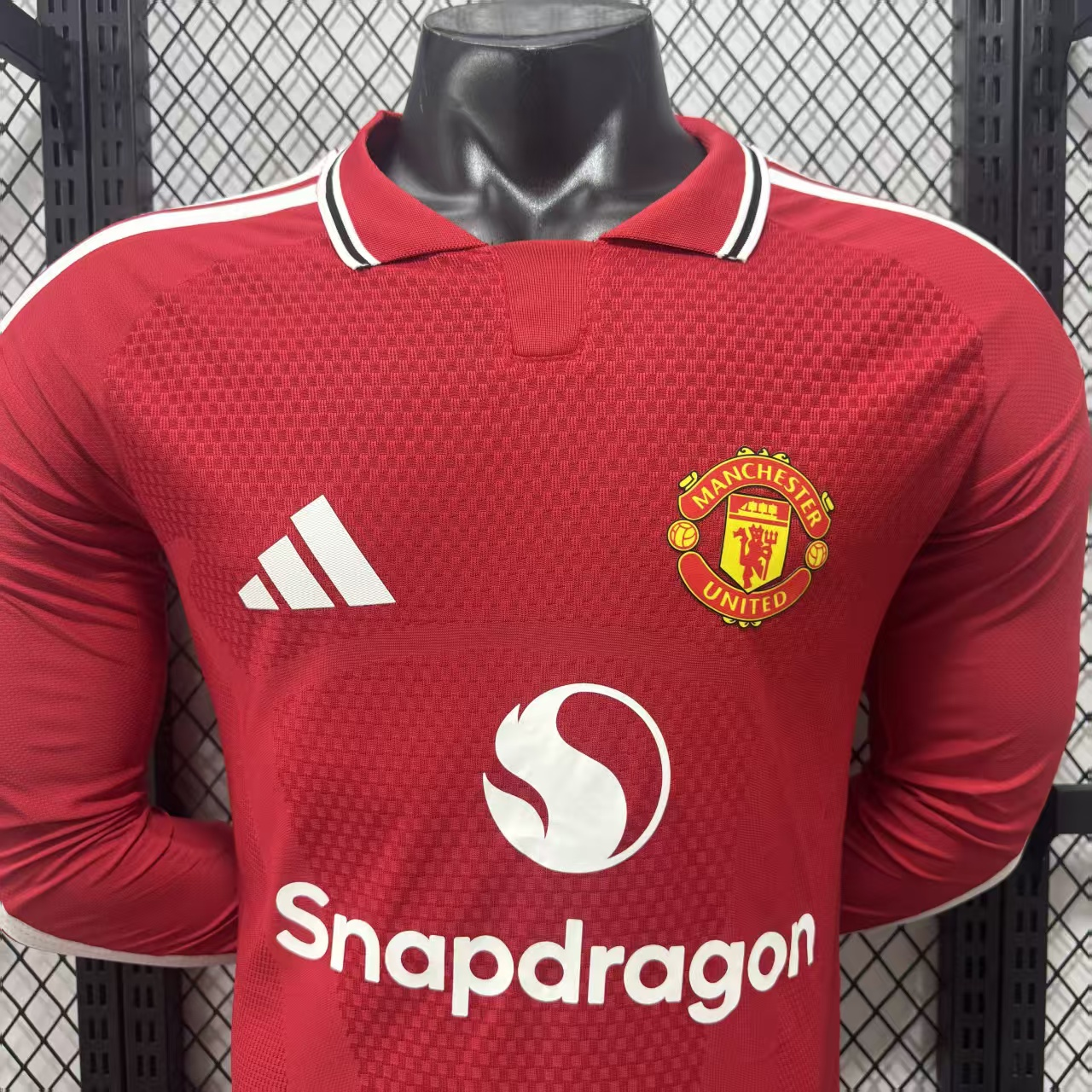 26-27 Manchester United Home Long Sleeve Jersey 5A Quality - 图片 3