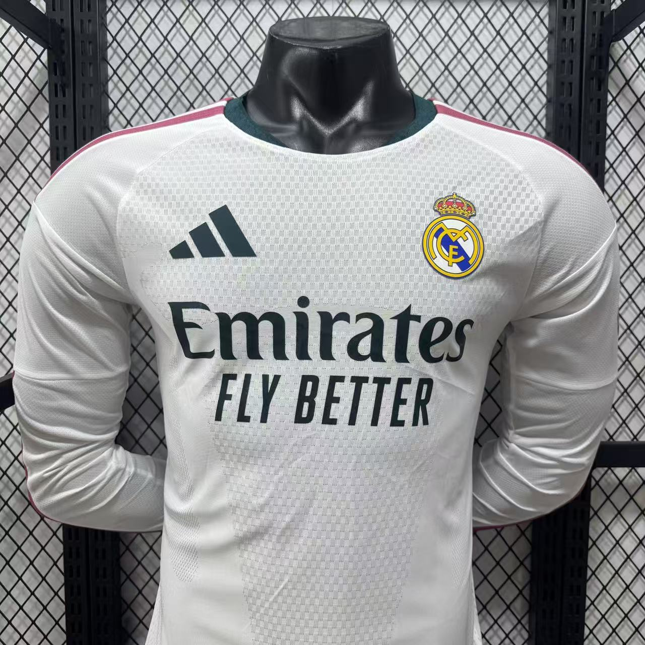 26-27 Real Madrid Home Long Sleeve Jersey 5A Quality - 图片 3