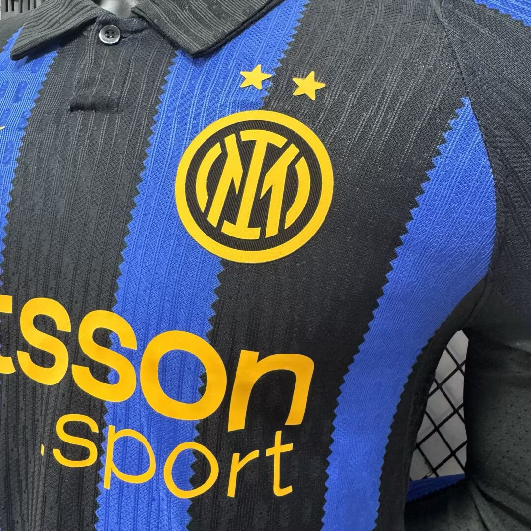 26-27 Inter Milan Home Long Sleeve Jersey 5A Quality - 图片 5