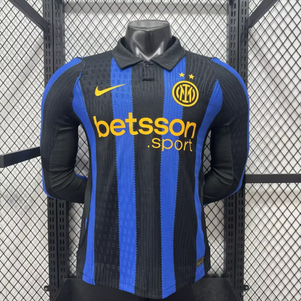 26-27 Inter Milan Home Long Sleeve Jersey 5A Quality