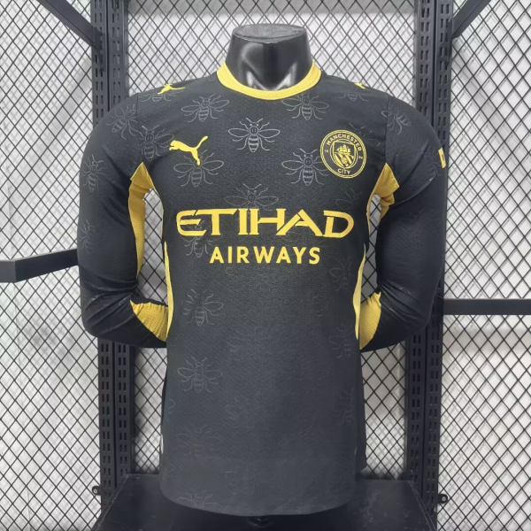 26-27 Manchester City Away Long Sleeve Jersey 5A Quality