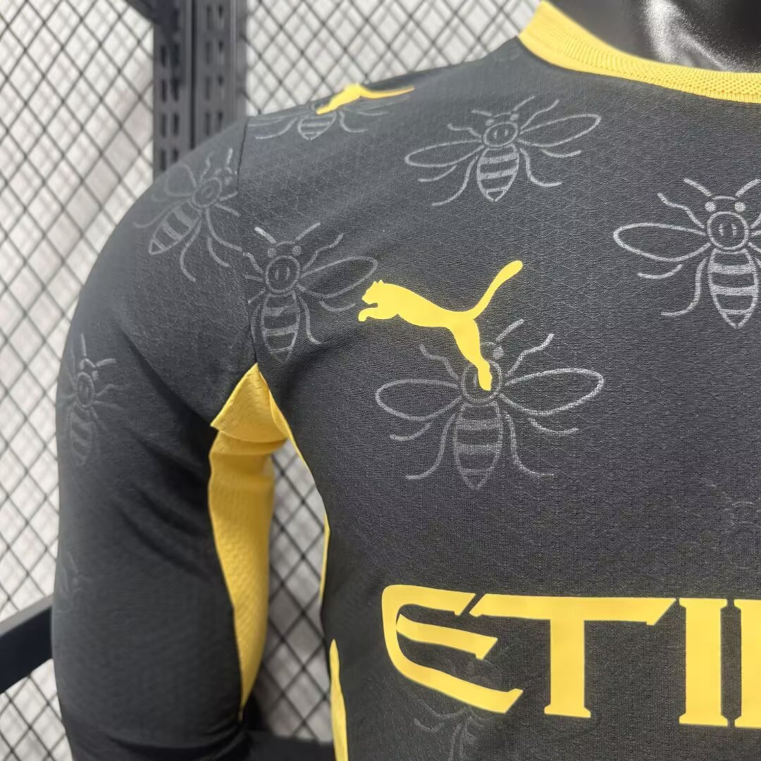 26-27 Manchester City Away Long Sleeve Jersey 5A Quality - 图片 4