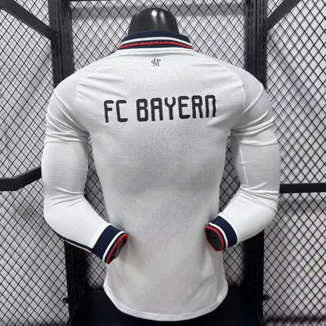 26-27 Bayern Munich Away Long Sleeve Jersey 5A Quality - 图片 2