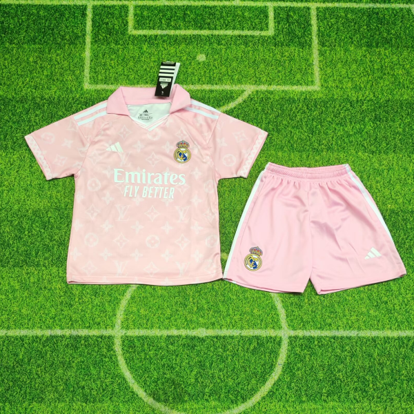 Real Madrid 2026 Kids Pink Special Shirt