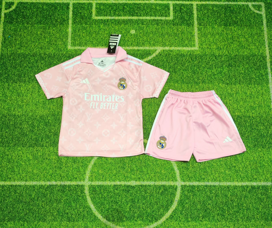 Real Madrid 2026 Kids Pink Special Shirt